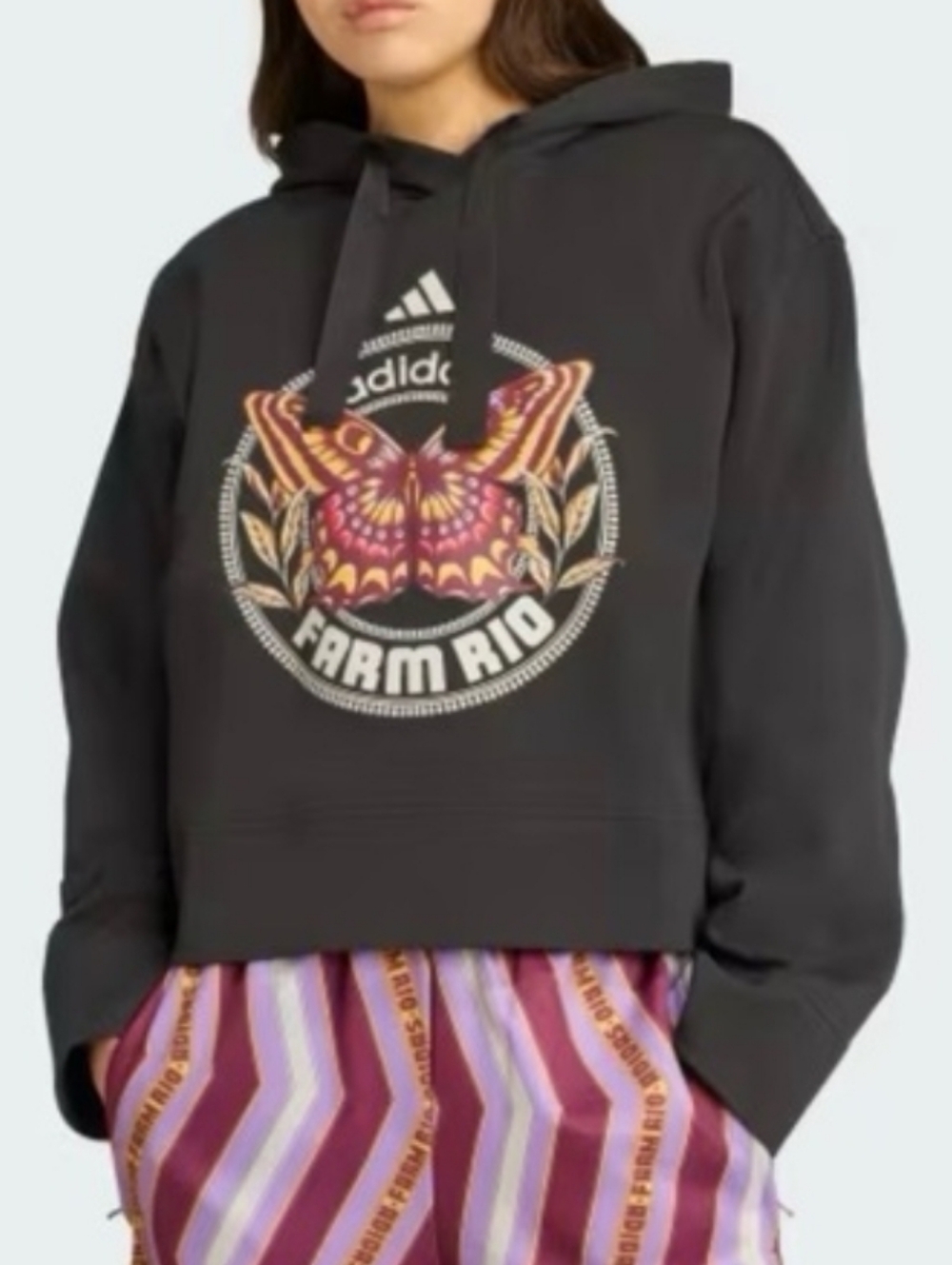 NWT Adidas X Farm Rio Farm Hoodie Sweatshirt. Size M
